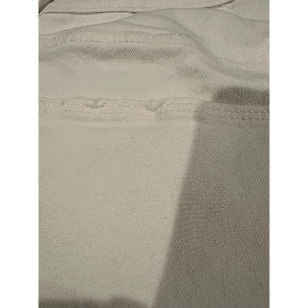 Universal Thread High Rise Straight Crop Cream Button Fly Distressed 2/26R - Picture 9 of 10